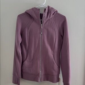 Lululemon Athletica Mauve Full-Zip Hoodie